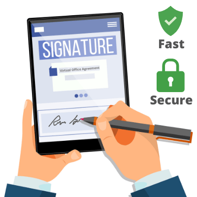 digital sign agreement virtual office
